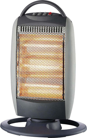 Stufetta da terra alogena oscillante 400/800/1200 W con spegnimento automatico Fai da te/Prodotti per la costruzione/Riscaldamento e raffreddamento/Sistemi mobili di climatizzazione/Riscaldamento/Stufe elettriche Decor Space - Altamura, Commerciovirtuoso.it