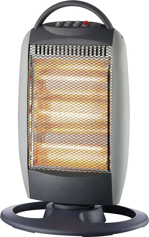 Stufetta da terra alogena oscillante 400/800/1200 W con spegnimento automatico Fai da te/Prodotti per la costruzione/Riscaldamento e raffreddamento/Sistemi mobili di climatizzazione/Riscaldamento/Stufe elettriche Decor Space - Altamura, Commerciovirtuoso.it