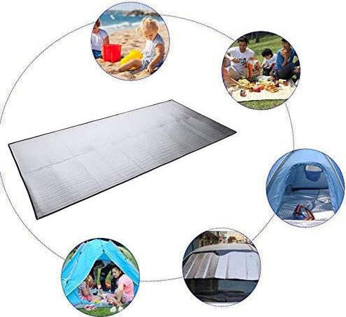 Stuoia Per Spiaggia Mare Picnic 168x90cm Doppia Lamina In Alluminio Avvolgibile Campeggio Trade Shop italia - Napoli, Commerciovirtuoso.it