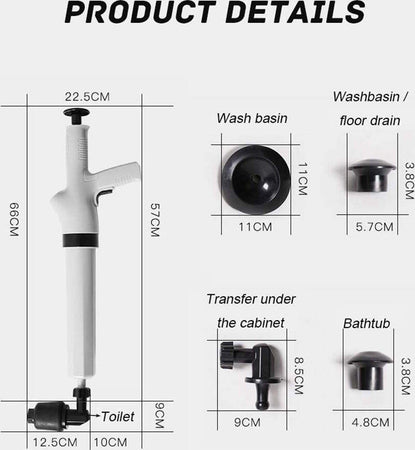 Sturalavandino Ad Aria Compressa Pistone Alta Pressione Scarico Lavandino Wc Casa, arredamento e bricolage > Bricolage e fai da te > Utensili Manuali Trade Shop italia - Napoli, Commerciovirtuoso.it