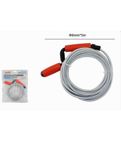Sturalavandino Molla Stura Tubi Scarichi Spirale Disintasare Tubi ø6mmx5mt 59944
