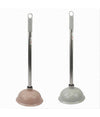 Sturalavandino Scarico Wc Con Manico Cromato Ventosa In Gomma Vari Colori 10120