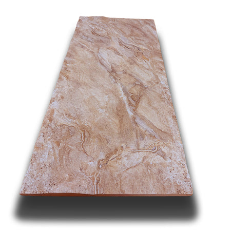 CAPPOTTO esterno - interno isolante in STYROFOAM 3D spess. 2,5cm (120x50cm) con resine e malta Argilla grezza