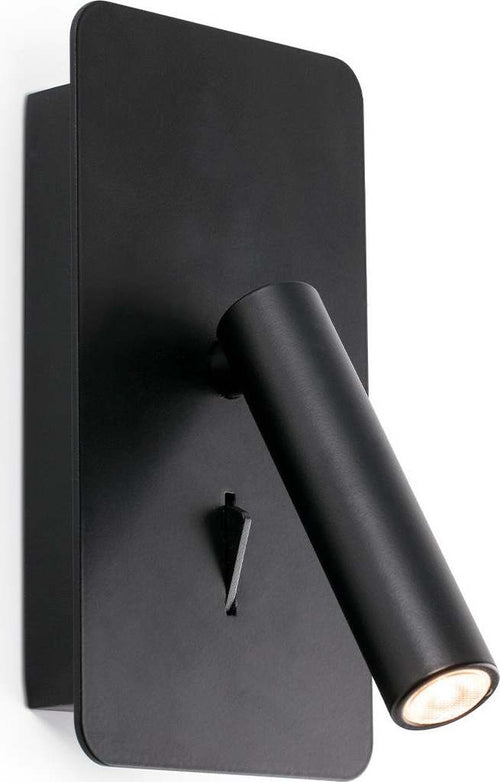 SUAU USB Lampada da parete nera Illuminazione/Illuminazione per interni/Illuminazioni per pareti/Applique Led Mall Home - Napoli, Commerciovirtuoso.it