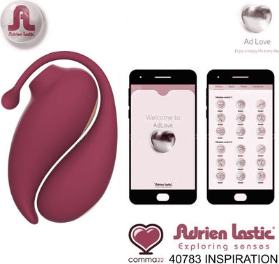 Succhia Clitoride E Vibratore Connessione Con App Adrien Lastic Inspiration Gioco Di Coppia Stimolatore Di Aspirazione Del Clitoride in Combinazione Con Un Uovo Vibrante Salute e cura della persona/Erotismo e contraccezione/Sex toys/Vibratori/Vibratori classici Kondorama - Martinsicuro, Commerciovirtuoso.it