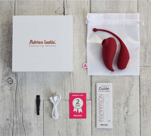 Succhia Clitoride E Vibratore Connessione Con App Adrien Lastic Inspiration Gioco Di Coppia Stimolatore Di Aspirazione Del Clitoride in Combinazione Con Un Uovo Vibrante Salute e cura della persona/Erotismo e contraccezione/Sex toys/Vibratori/Vibratori classici Kondorama - Martinsicuro, Commerciovirtuoso.it