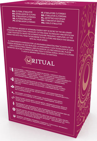 Succhia Clitoride e Vibratore per Lei Rithual Shushu New Generation Clitorial Cerise Salute e cura della persona/Erotismo e contraccezione/Sex toys/Vibratori/Vibratori classici Kondorama - Martinsicuro, Commerciovirtuoso.it