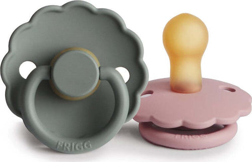 Succhietto-Frigg-B-Latex-2-in-1-Daisy-Baby-Pink-e-French-Grey-Varie-Misure