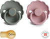 Succhietto-Frigg-B-Latex-2-in-1-Daisy-Baby-Pink-e-French-Grey-Varie-Misure