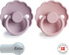 Succhietto-Frigg-B-Silicone-2-in-1-Daisy-Baby-Pink-e-S.-Lilac-Varie-Misure