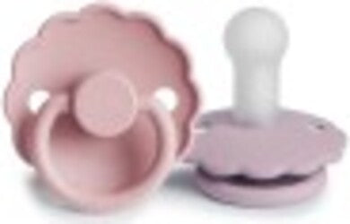 Succhietto-Frigg-B-Silicone-2-in-1-Daisy-Baby-Pink-e-S.-Lilac-Varie-Misure