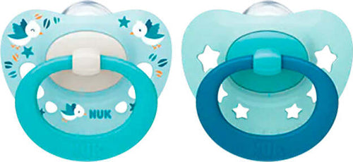Succhietto Nuk Signature Silicone 2 Pz 0-6m Azzurro Prima infanzia/Succhietti e massaggiagengive/Succhietti La Casa Del Bebè - Napoli, Commerciovirtuoso.it