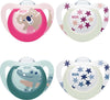 SUCCHIETTO-NUK-STAR-DAY&NIGHT-Silicone-6-18-2PZ