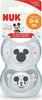 Succhietto-Nuk-TL-Disney-Mickey-Silicone-2-Pz-Grey