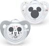 Succhietto-Nuk-TL-Disney-Mickey-Silicone-2-Pz-Grey