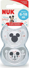 Succhietto-Nuk-TL-Disney-Mickey-Silicone-2-Pz-Grey