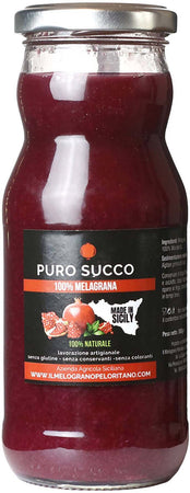 Succo di melograno Wonderful 100% Siciliano 6x 350 ml Prodotto Artigianalmente Il Melograno Peloritano