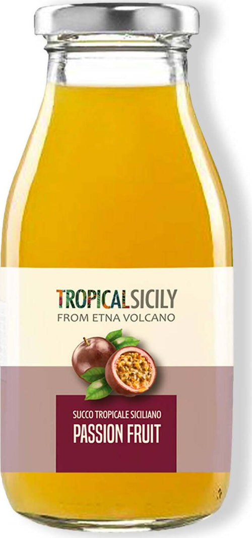 Succo Di Passion Fruit Concentrato 53% Di Polpa Made In Sicilia Succo Puro Di Maracuja Frutto Della Passione In Vetro Da 250ml Alimentari e cura della casa/Caffè tè e bevande/Succhi frullati e centrifugati/Succhi di frutta Tropical Sicily - Milazzo, Commerciovirtuoso.it