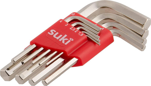 SUKI---9-PEZZI---SET-9-CHIAVI-A-BRUGOLA-ESAGONALI-PIEGATE---SUPPORTO-IN-PLASTICA-RESISTENTE