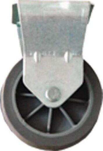 SUKI---RUOTA-CON-PIASTRA-FISSA-DA-SOTTOPIANO---75MM-ZINCATA---COLORE-GRIGIO