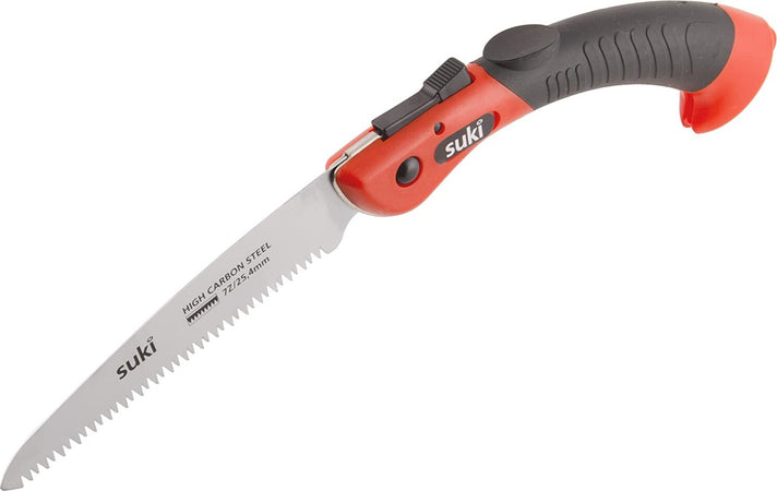 SUKI---SEGA-PIEGHEVOLE-PER-LEGNO/POTATURA-170MM---LAMA-IN-CARBONIO-E-MANICO-IN-PLASTICA