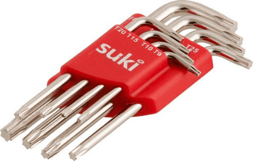 SUKI---SET-8-CHIAVI-ESAGONALI-TORX-TX9-40