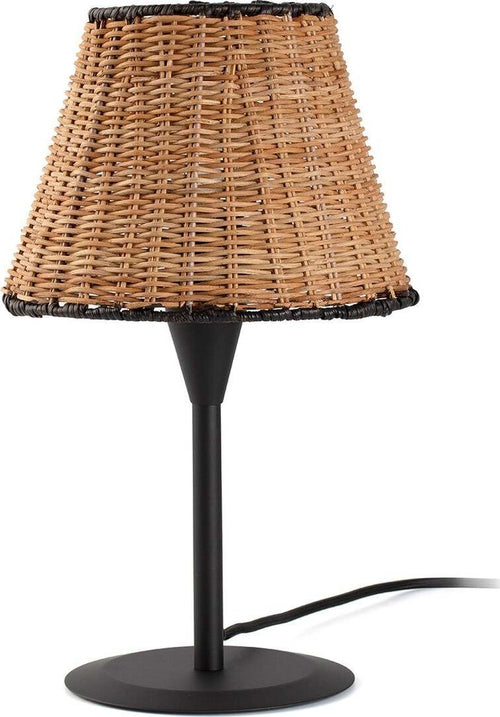 SUMBA S Mini lampada da tavolo nera/ratan Illuminazione/Illuminazione per interni/Lampade/Lampade da tavolo e abat-jour Led Mall Home - Napoli, Commerciovirtuoso.it