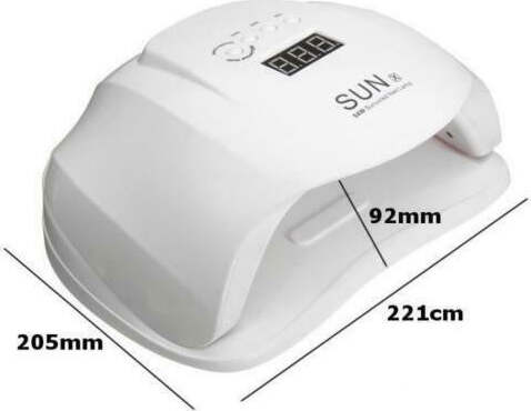 SUN X LAMPADA FORNETTO LED UV 54W MANICURE TIMER RICOSTRUZIONE UNGHIE NAIL ART Bellezza/Manicure e pedicure/Decorazioni per unghie/Strumenti/Asciuga unghie e lampade UV Zencoccostore - Formia, Commerciovirtuoso.it