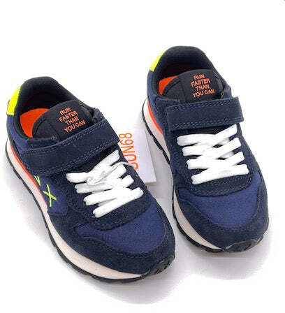 SUN68 Sneaker bambino BOY'S TOM FLUO (KID) Navy blue