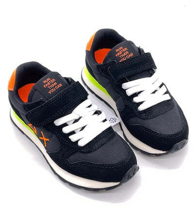 SUN68 Sneaker bambino BOY'S TOM FLUO (KID) Nero