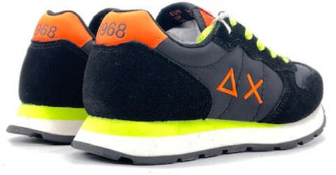 SUN68 Sneaker Bambino Boy's tom Fluo Nero