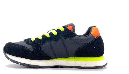 SUN68 Sneaker Bambino Boy's tom Fluo Nero