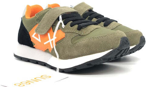 SUN68 Sneaker Boy's Jaki Militare