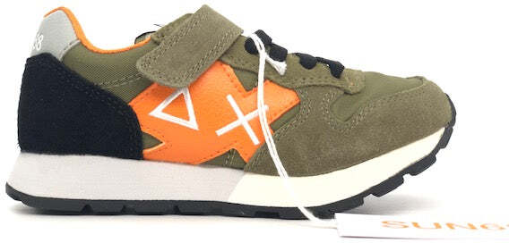 SUN68 Sneaker Boy's Jaki Militare
