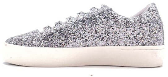 SUN68 Sneaker Donna Katy Glitter Argento
