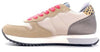 SUN68 Sneaker Donna Stargirl Glitter Bianco Panna