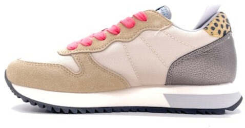 SUN68 Sneaker Donna Stargirl Glitter Bianco Panna