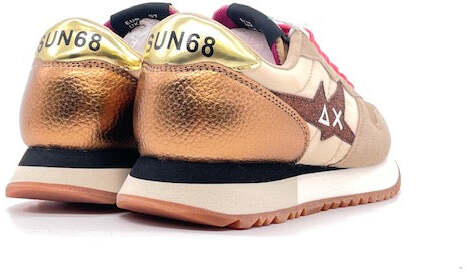 SUN68 Sneaker donna STARGIRL NYLON GLITTER Beige