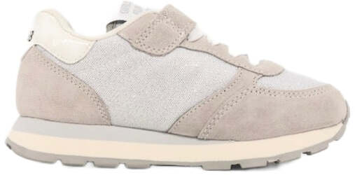 SUN68 Sneaker Girl's Ally Glitter Bianco