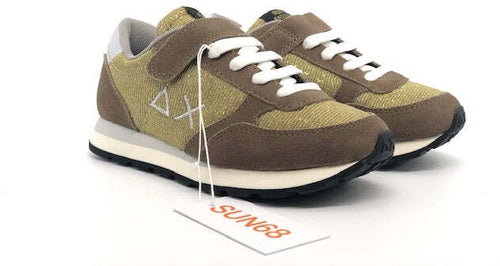 SUN68 Sneaker Girl's kate Thin Glitter Oro