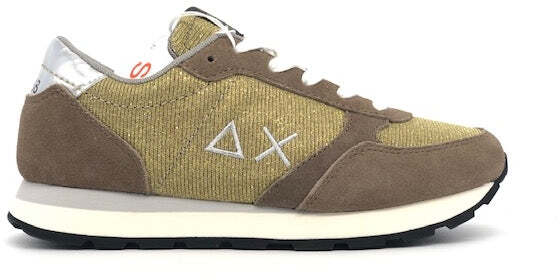 SUN68 Sneaker Girl's kate Thin Glitter Oro