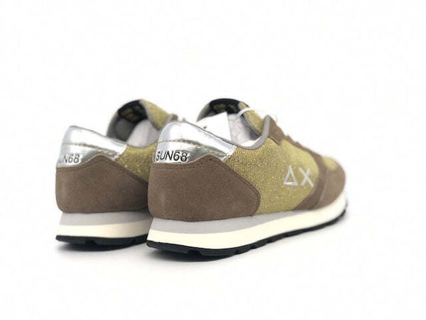 SUN68 Sneaker Girl's kate Thin Glitter Oro