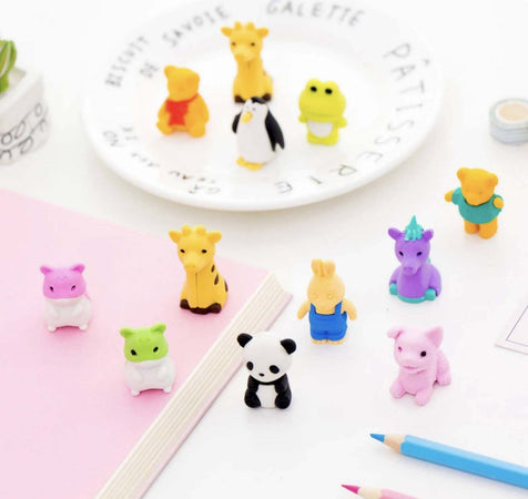 Sunny Day Gomme Da Cancellare 3d Animali Multicolore Set 4 Gomme Colorate Cancelleria e prodotti per ufficio/Penne matite scrittura e correzione/Correttori e gomme/Gomme Serena Photo & Shop - Sant’Alessio Siculo, Commerciovirtuoso.it