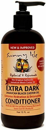 Sunny Isle Jamaican Extra Dark Castor Oil Conditioner 12oz Balsamo Per Capelli con Olio di Ricino Scuro