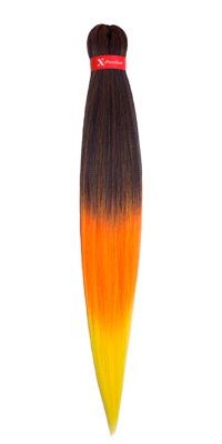 X-PRESSION NIGERIA EXTENSION PER CAPELLI - ALLUNGAMENTO ARTIFICIALE (2PZ) IN ONE PER TRECCINE COLOUR # OM/SUNSET