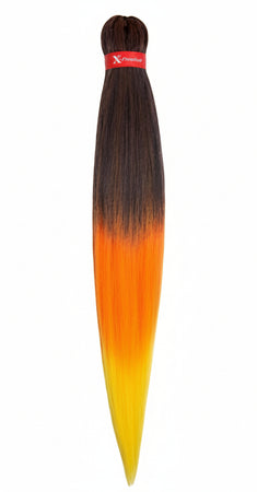 X-PRESSION NIGERIA EXTENSION PER CAPELLI - ALLUNGAMENTO ARTIFICIALE (2PZ) IN ONE PER TRECCINE COLOUR # OM/SUNSET