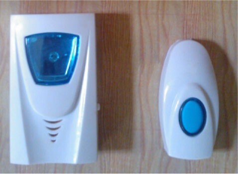 Suoneria elettronica senza fili a parete con batterie