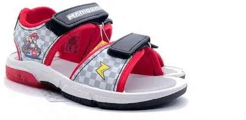 Super Mario Sandali Bambino Black/ Red