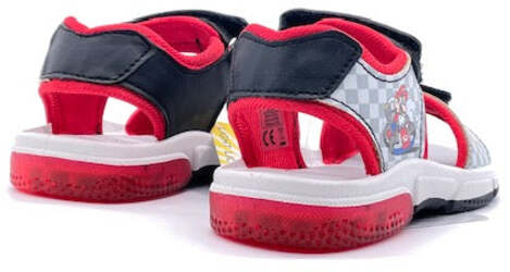 Super Mario Sandali Bambino Black/ Red