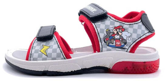 Super Mario Sandali Bambino Black/ Red